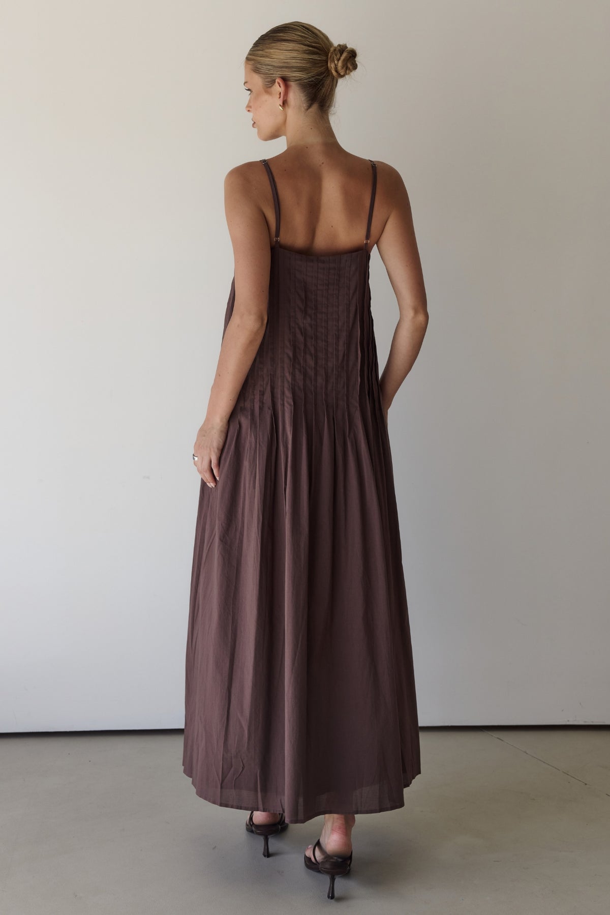 Conni Maxi Dress (Chocolate)