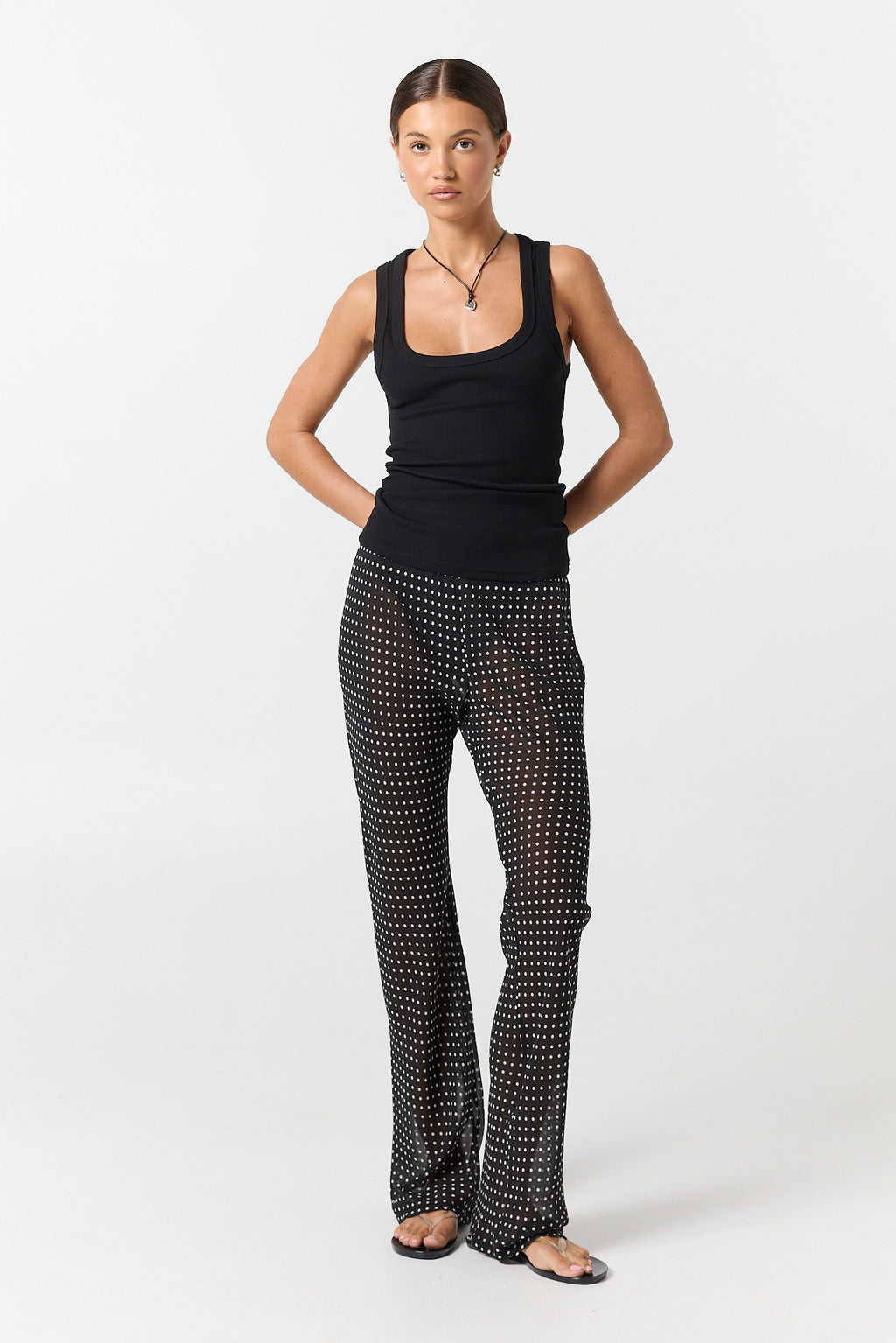 Zoe Pant (Black Polka)