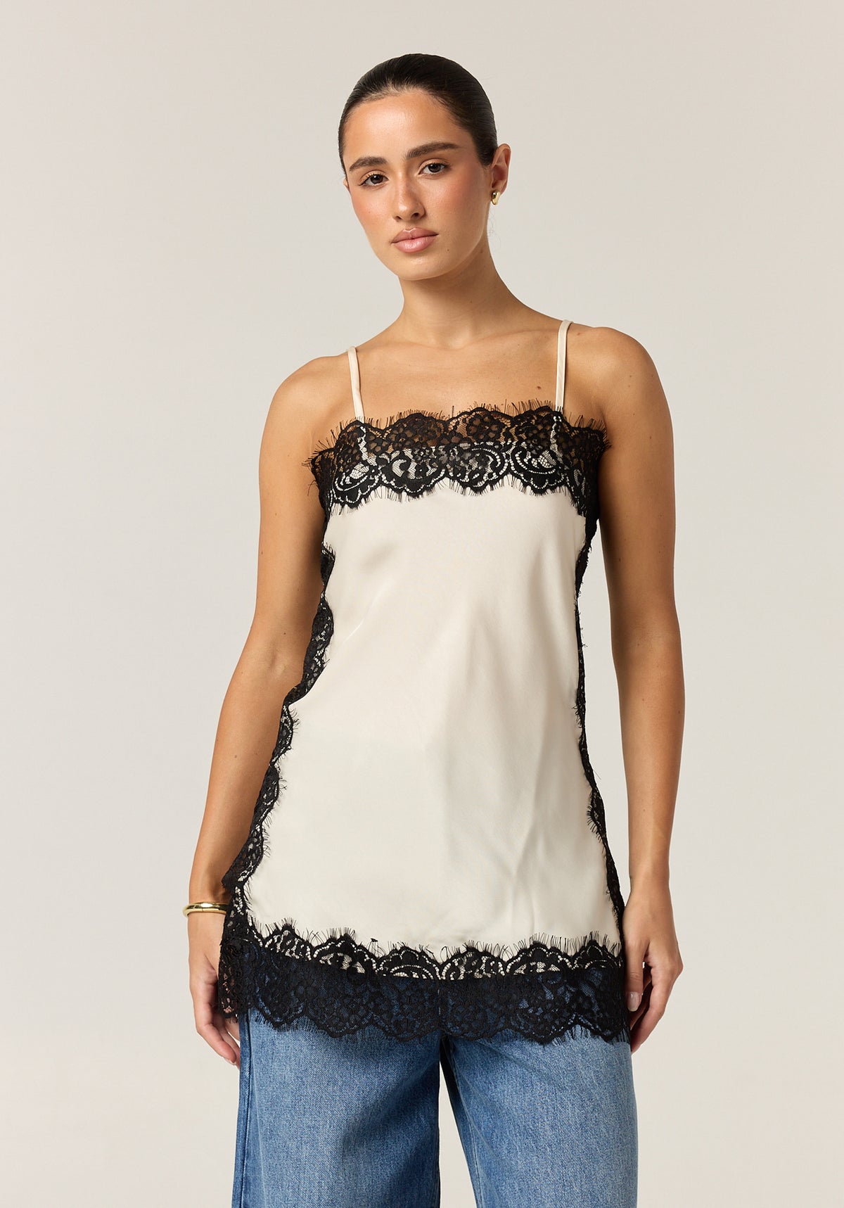 Thea Lace Top (Ivory)