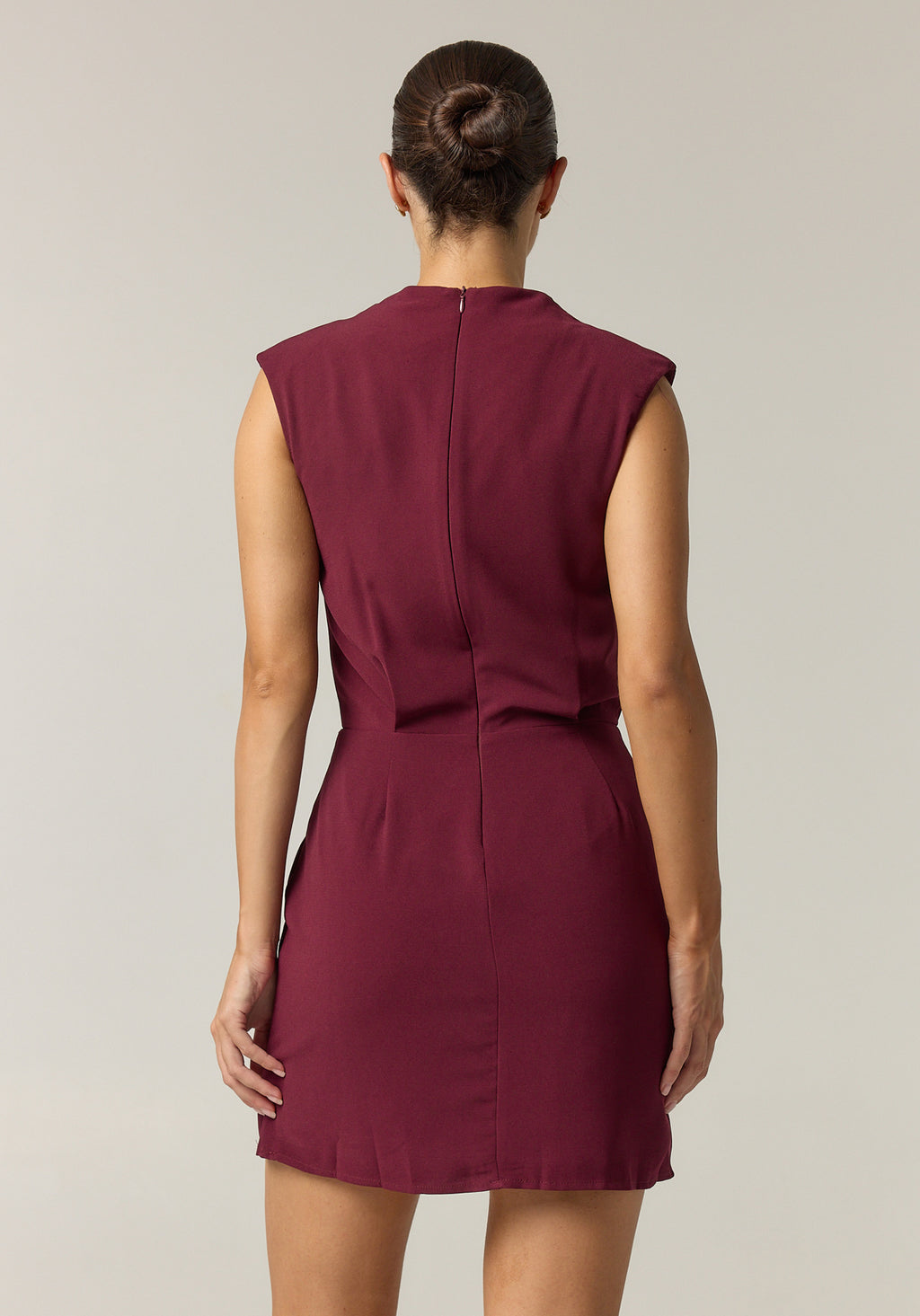 Kalani Mini Dress (Wine)