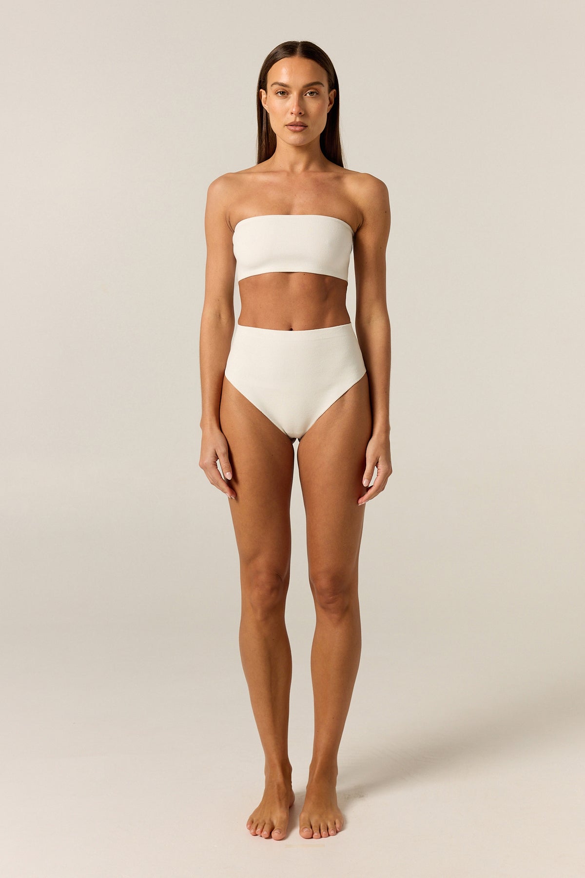Knit Base Brief (White)