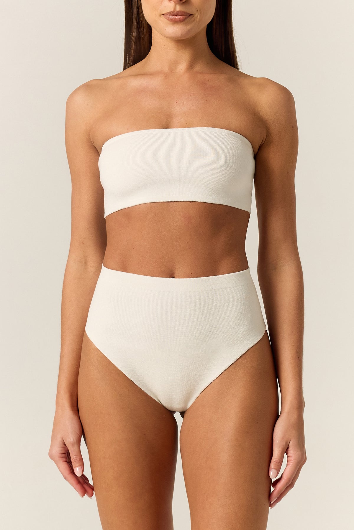 Knit Base Brief (White)