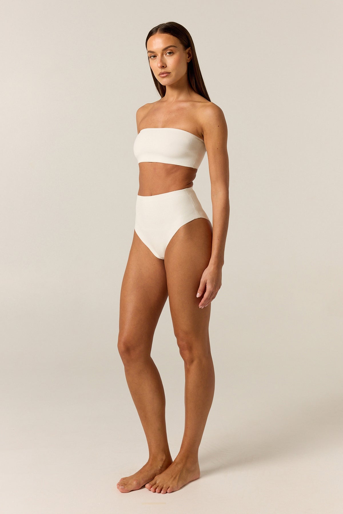 Knit Base Brief (White)