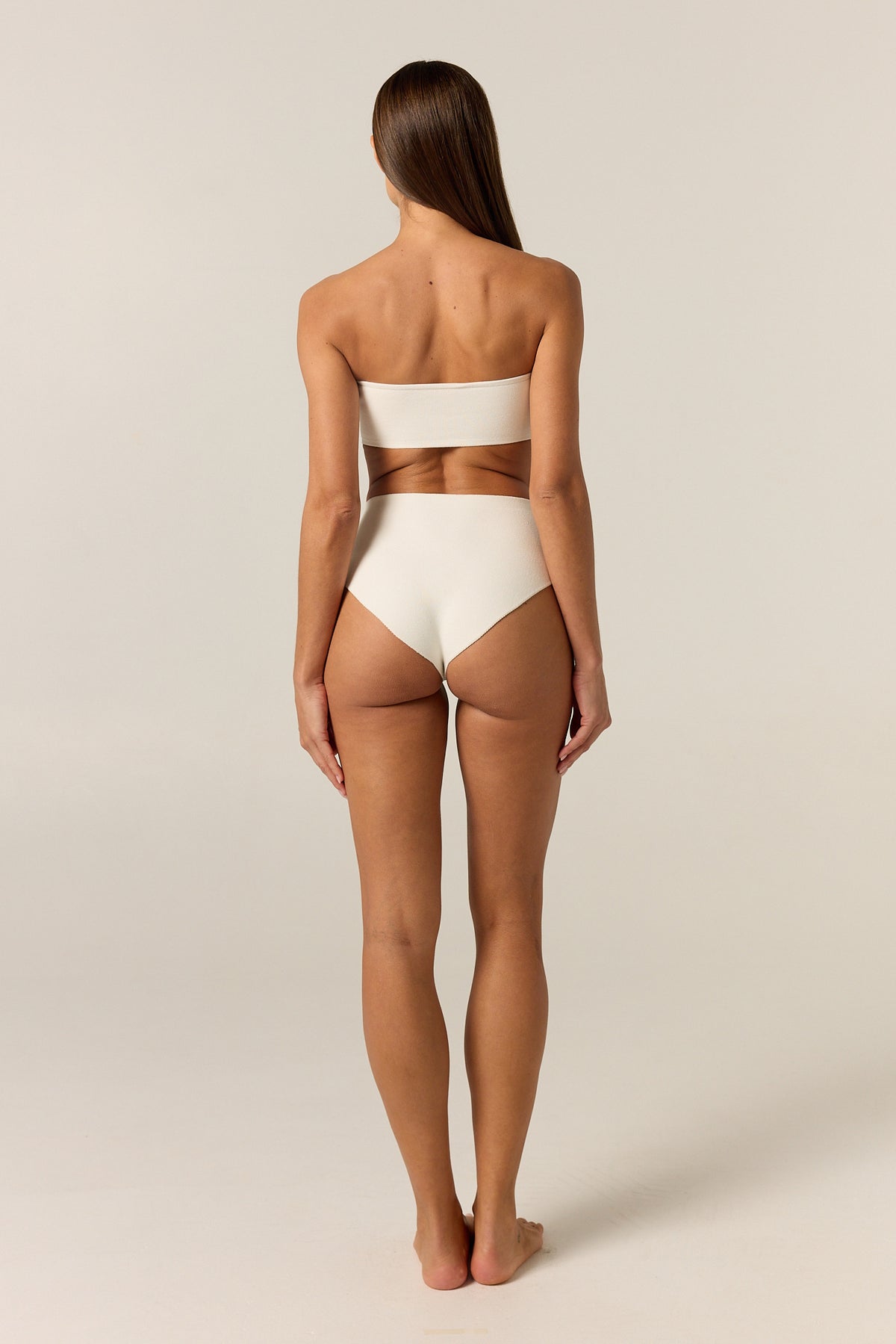 Knit Base Brief (White)