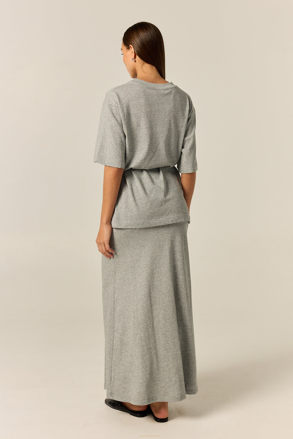 Noa Midi Skirt (Grey)