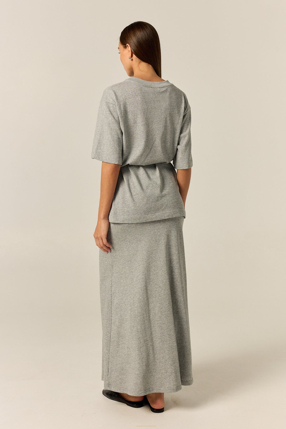 Noa Midi Skirt (Grey)