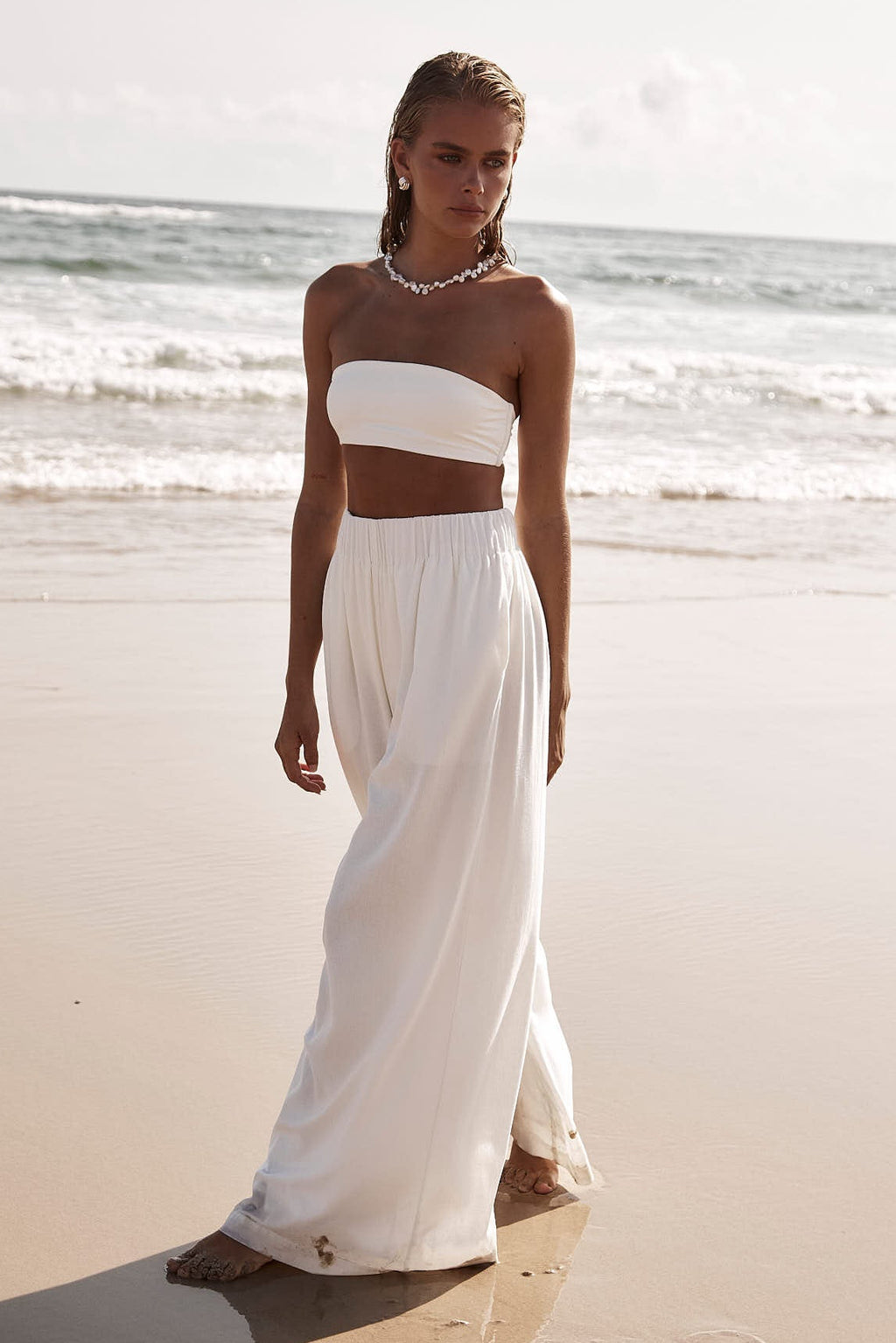 Billie Pant (White)
