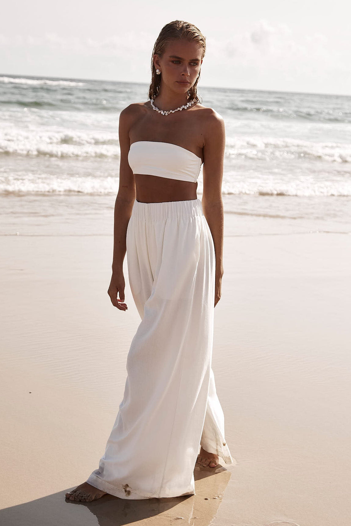 Billie Pant (White)