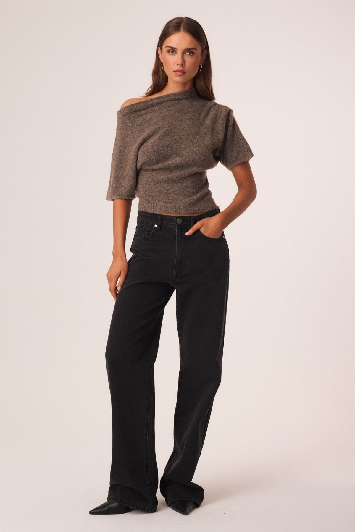 Wilda Knit Top (Ash)