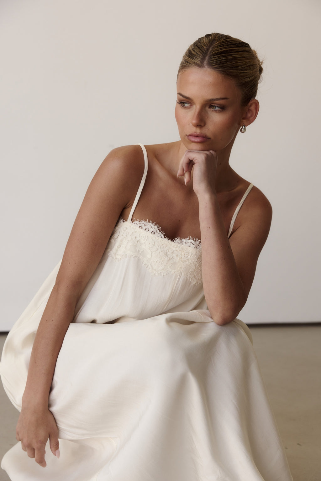 Esther Maxi Dress (Cream)