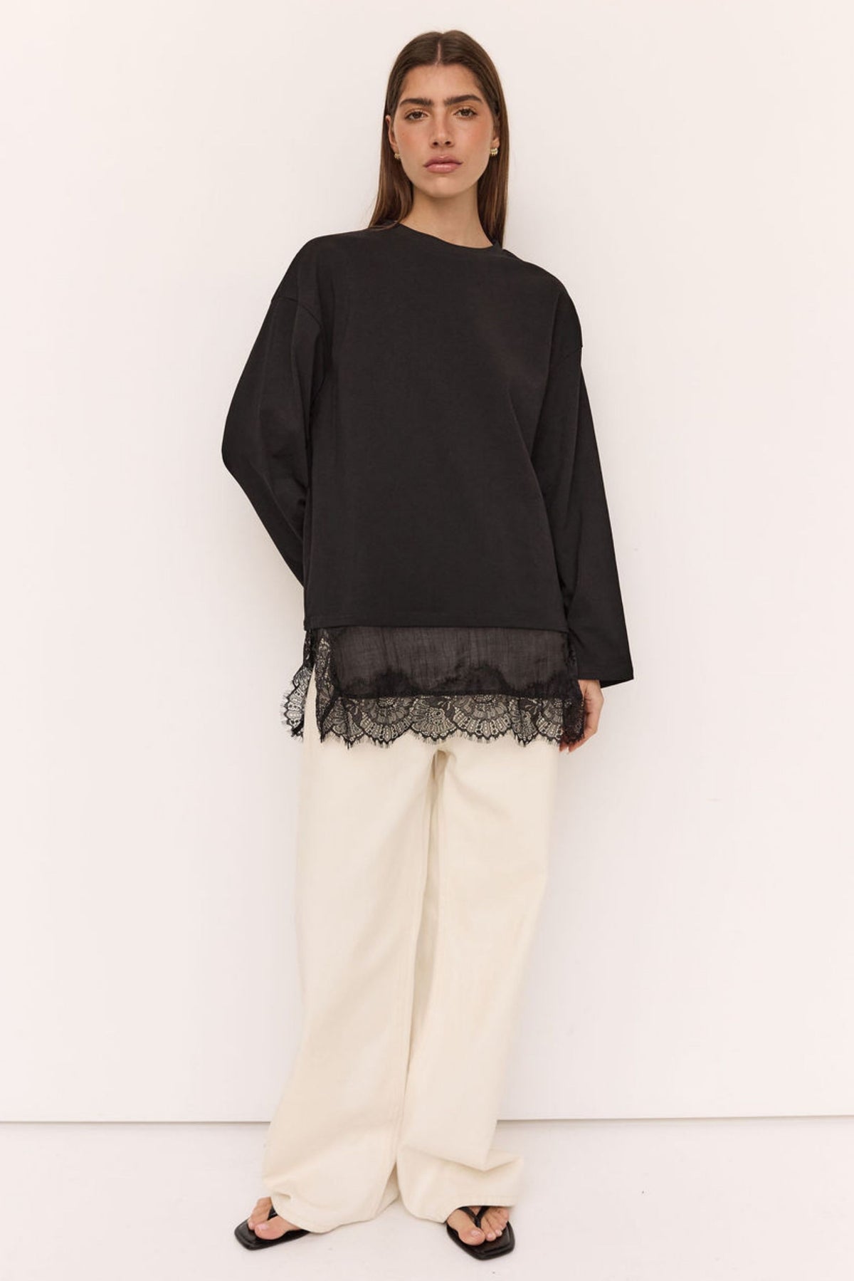 Remi Lace Top (Black)
