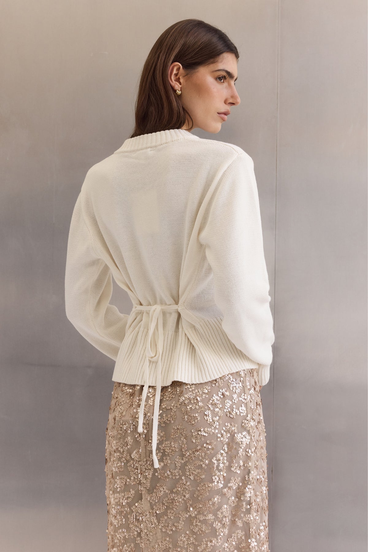 Dolly Knit Cardigan (Ivory)