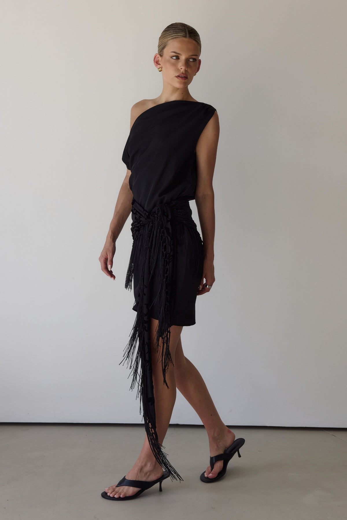 Valencia Mini Dress (Black)