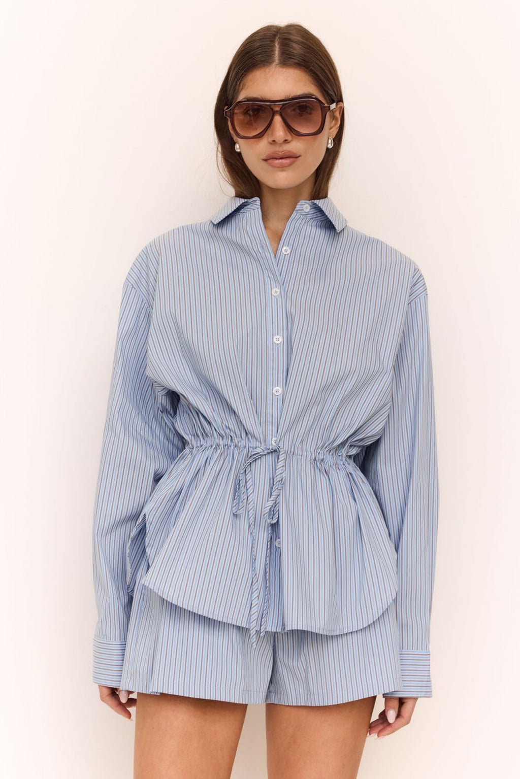 Belmont Short (Blue Stripe)