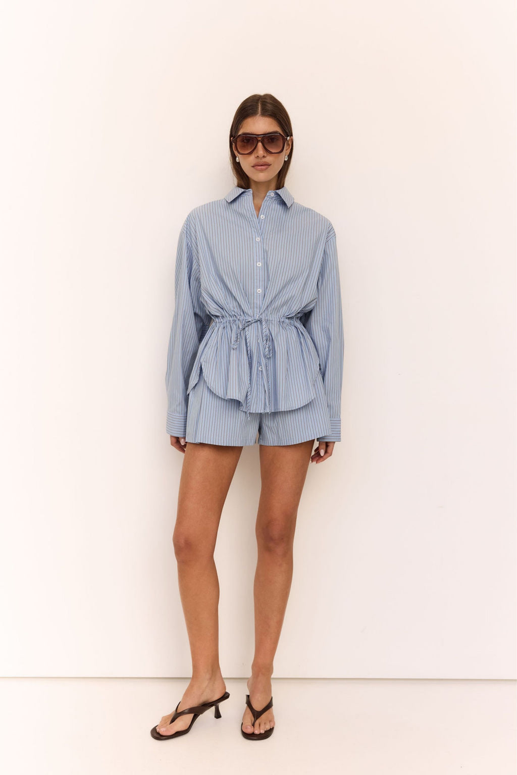 Belmont Short (Blue Stripe)