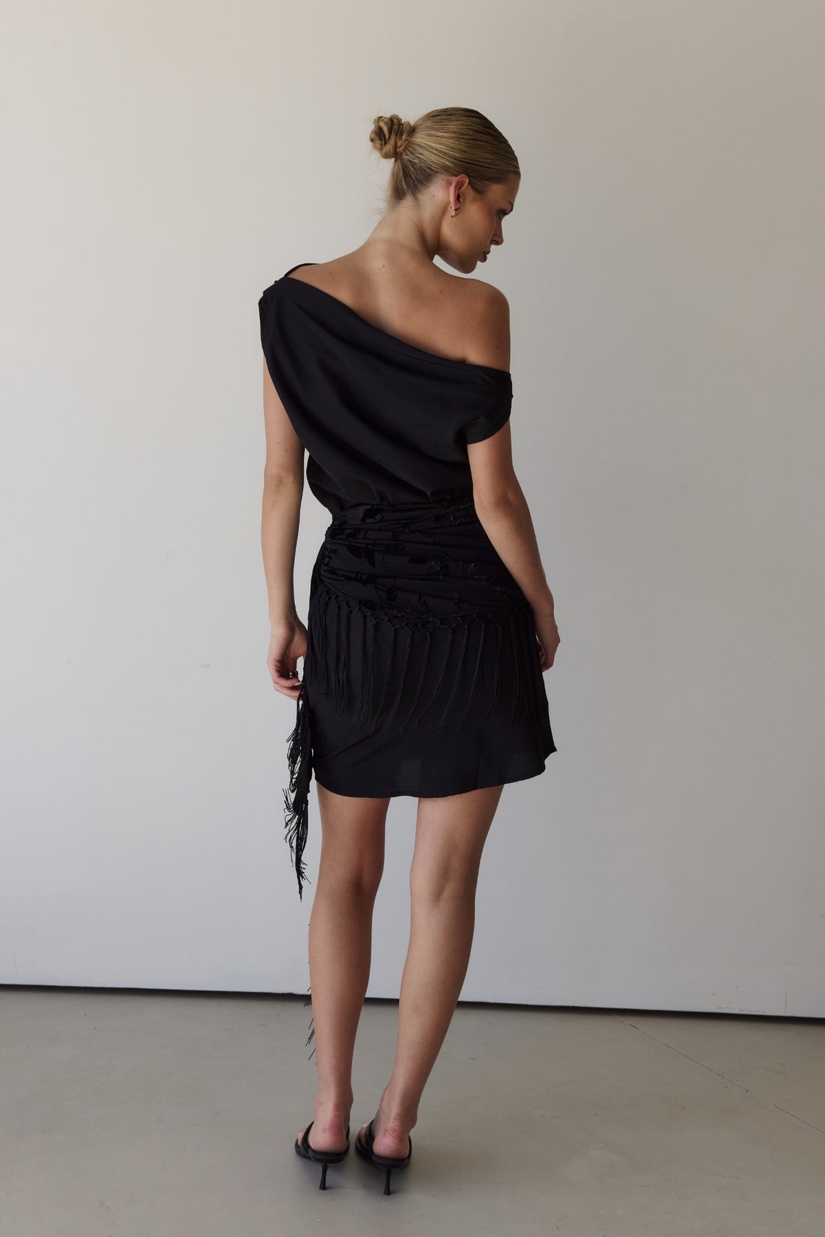 Valencia Mini Dress (Black)