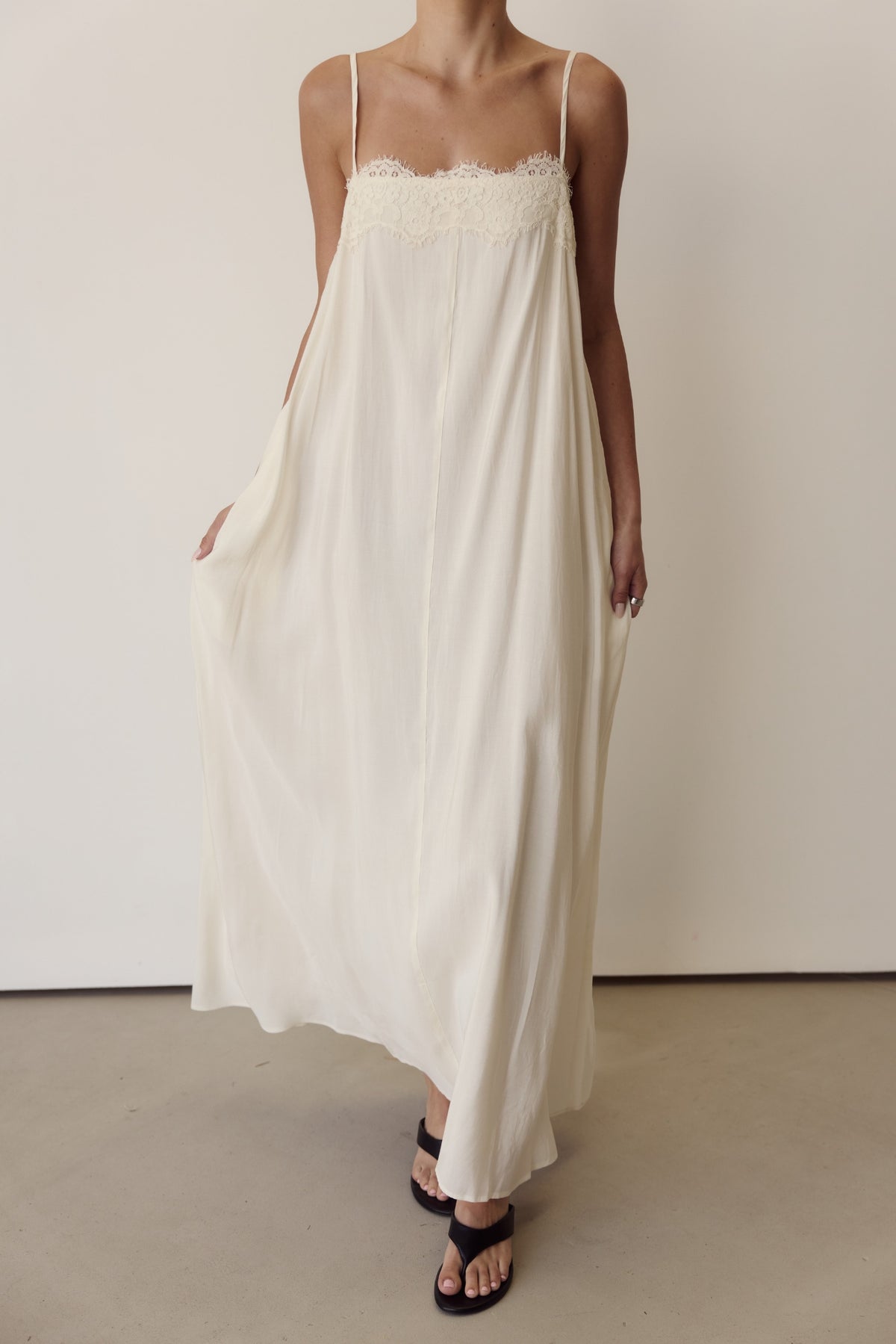 Esther Maxi Dress (Cream)