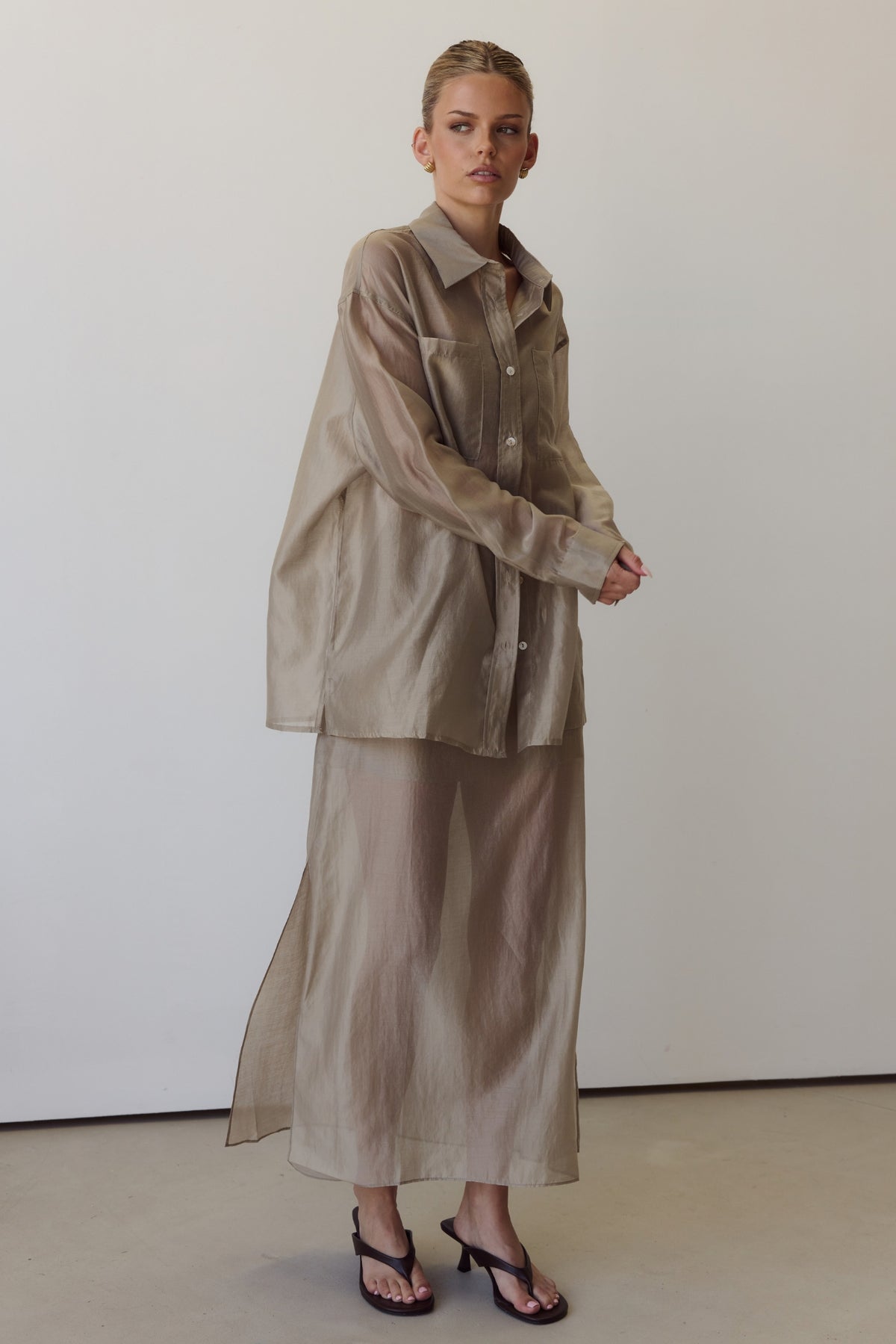 Wynn Midi Skirt (Olive)