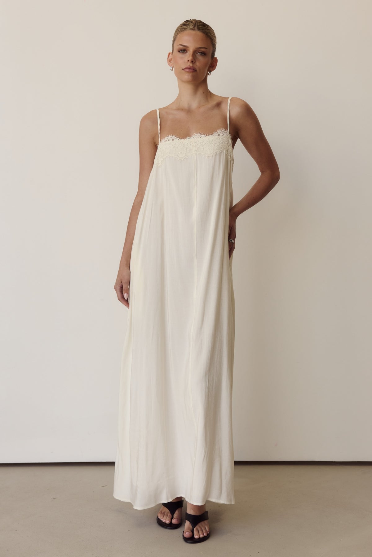 Esther Maxi Dress (Cream)