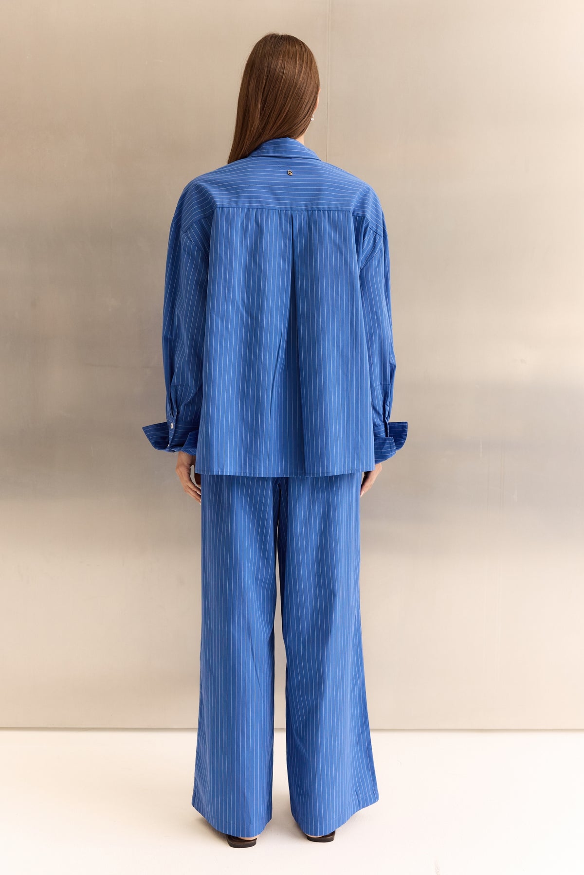 Lucia Pant (Cobalt Stripe)