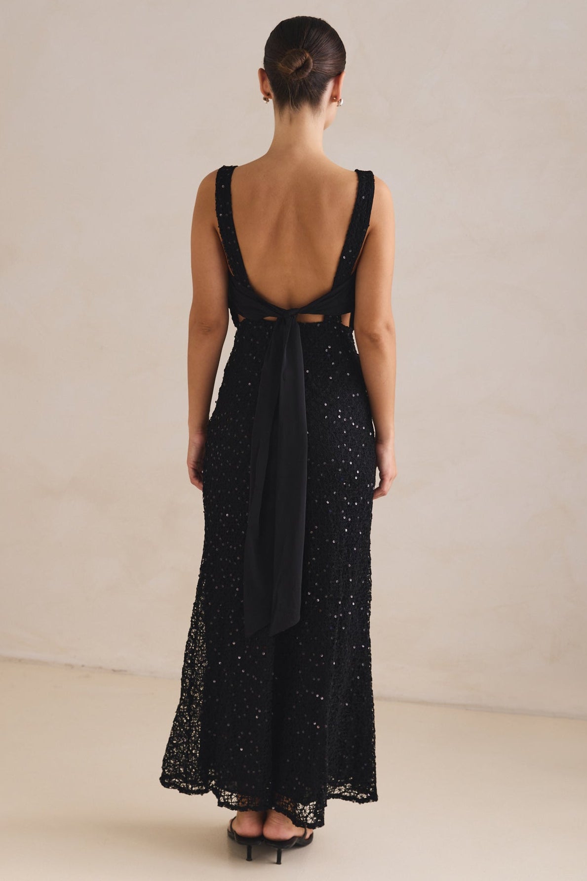 Allegra Maxi Dress (Black)