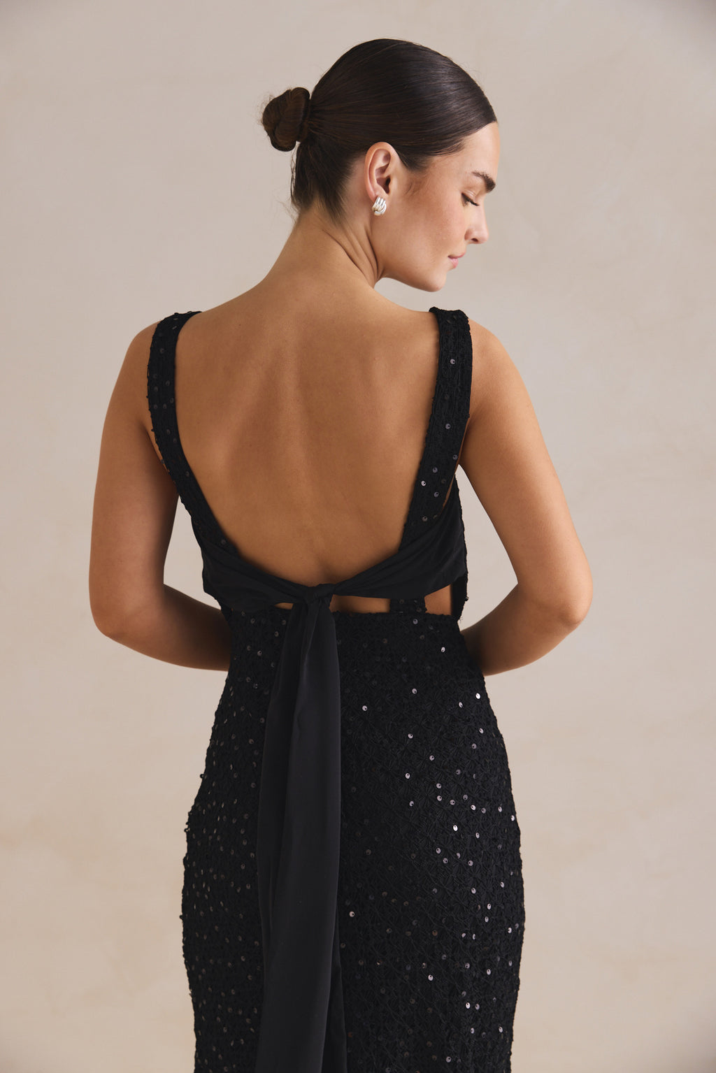 Allegra Maxi Dress (Black)