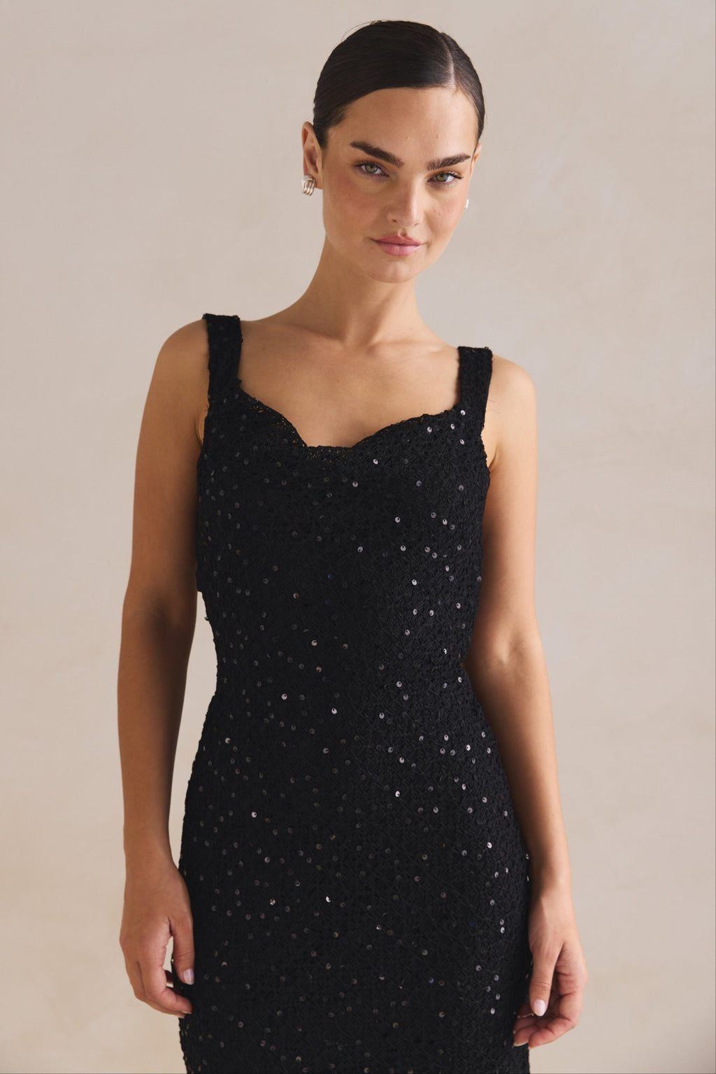 Allegra Maxi Dress (Black)
