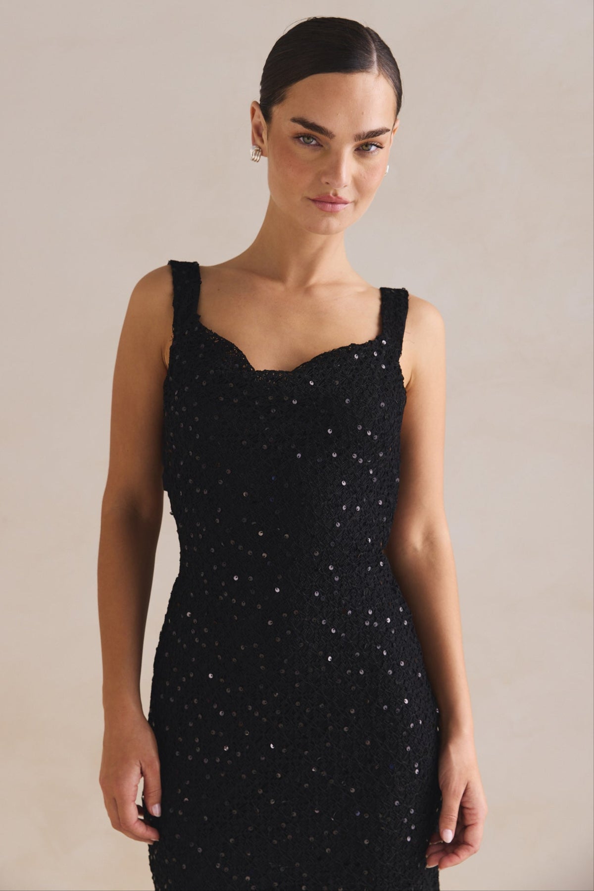 Allegra Maxi Dress (Black)