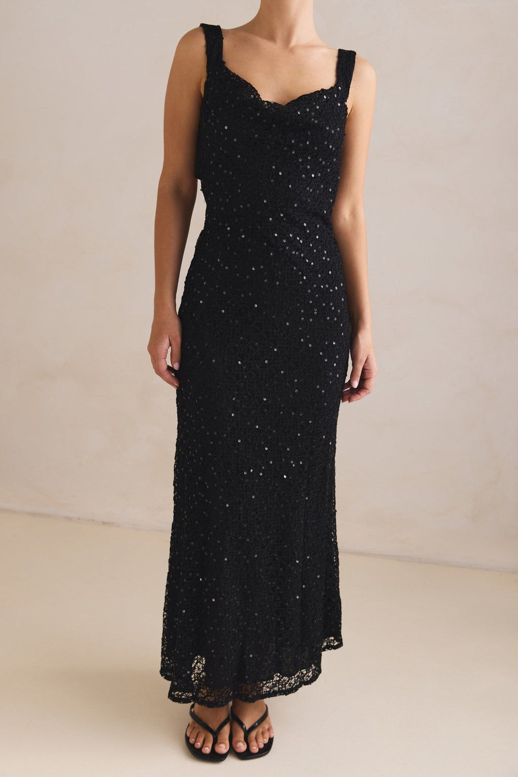 Allegra Maxi Dress (Black)